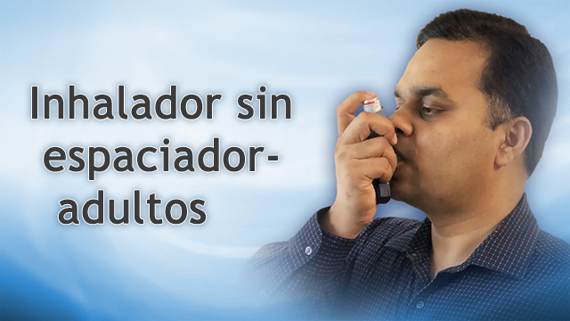 Inhalador sin espaciador - adultos