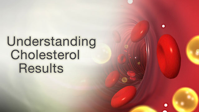 <div class=media-desc><strong>Understanding cholesterol results</strong><p>LDL cholesterol has gotten a bad reputation, and for very good reason. Having too much of this fatty substance in your blood can clog up your arteries, preventing blood from getting to your heart and out to where it's needed in your body. Checking your LDL levels can help your doctor spot high cholesterol before it can cause a heart attack or stroke. Let's talk today about LDL tests. LDL stands for low-density lipoprotein. Lipoprotein is a type of protein that transports cholesterol, as well as fats called triglycerides and lipids, in your blood. When you eat too many fatty, cholesterol-rich foods, LDL cholesterol can start to collect in your artery walls. That's one collection you don't want, because if a chunk of that gunk breaks loose and gets lodged in a blood vessel, you could end up having a heart attack or stroke. To check your LDL cholesterol level, you'll need to have a blood test. Your doctor may tell you not to eat or drink anything for 8 to 12 hours before the test, so you can get an accurate reading. During the test, your doctor will draw blood from one of your veins. The needle might sting a little bit, but the feeling shouldn't last for any more than a few seconds. So, how do you know that you have high LDL cholesterol? Well, your LDL cholesterol level (think L for Lousy) will usually be measured along with your HDL, or good cholesterol (think H for Healthy), as well as your triglycerides and your total cholesterol level. Together, these measurements are called a lipid panel. You want your LDL level to be at least below 130 mg/dl, but ideally less than 100 milligrams per deciliter. If you're at high risk of heart disease, it should be even lower than that - less than 70 milligrams per deciliter. And for folks of average risk of getting heart disease, anything over 160 is considered a high LDL level. If you do have LDL cholesterol, you could be at risk for heart disease. Now, some folks have high cholesterol because they have an inherited condition that causes high cholesterol. If your LDL is low, it may be because you're not eating a well-balanced diet or your intestines aren't absorbing the nutrients from the foods that you eat. Ask your doctor how often you should have your LDL, and total cholesterol levels, checked. Depending upon your heart disease risks, you may need to be tested more often. If your LDL cholesterol is high, ask your doctor about cholesterol-lowering medications, diet, and other ways to bring it back down into a normal range.</p></div>