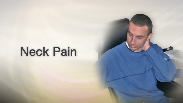 <div class=media-desc><strong>Neck pain</strong><p>Your neck is sore. It hurts to move your head. Are you sleeping wrong, is it stress, or a result of climbing that ladder to clean your gutters? Let's get to the bottom of those real pains in your neck. When your neck is sore, you may have trouble moving it, especially to one side. Many people describe this as having a stiff neck. If neck pain involves nerves, such as a muscle spasm pinching on a nerve or a slipped disk pressing on a nerve, you may feel numbness, tingling, or weakness in your arm, hand, or elsewhere. A common cause of neck pain is muscle strain or tension. Usually, everyday activities are to blame. Such activities include bending over a desk for hours hunching in place, having poor posture while watching TV or reading, placing your computer monitor too high or too low, sleeping in an uncomfortable position, or twisting and turning your neck in a jarring manner while exercising. Usually, you can treat minor neck pain at home. Simple posture improvements are a great place to start, sitting straight with shoulders held back, driving with arms on armrests, and avoiding carrying shoulder bags. Take breaks when sitting in front of video displays or holding a telephone. For pain, you might try over-the-counter pain relievers such as Advil or Tylenol. And low level laser therapy can be very effective. Physical therapy can be great for treating or preventing the recurrence of neck pain. Slow range of motion exercises, moving your head up and down, side to side from ear to ear, can gently stretch your neck muscles. Applying heat beforehand may help. Good sleep position is especially important with the head aligned with the body. You can try sleeping with a special neck pillow for that. You may want to see a doctor if your symptoms linger for longer than a week of self care, or if you have numbness, tingling, or weakness in your arm or hand, or if your pain was caused by a fall, blow, or injury. If the pain is due to a muscle spasm or a pinched nerve, your doctor may prescribe a muscle relaxant or a tricyclic antidepressant, and possibly a more powerful pain reliever than you were taking at home. You may be referred to a neurologist if he suspects any nerve damage in your neck. You can help prevent neck pain or keep it from coming back in many ways. Use relaxation techniques and regular exercise to prevent unwanted stress and tension to your neck muscles. Learn stretching exercises for your neck and upper body, stretch every day, before and especially after exercise. Use good posture, especially if you sit at a desk all day, keep your back supported, adjust your computer monitor to eye level, so you don't have to continually look up or down. Talk to your doctor if pain persists, you do not want to go through life with a real pain in the neck.</p></div>