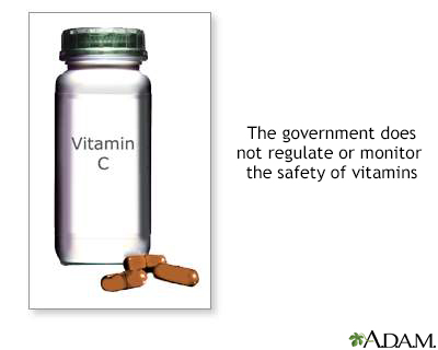 Vitamin safety - Illustration Thumbnail
              