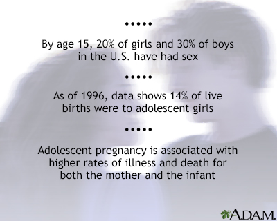 Adolescent pregnancy - Illustration Thumbnail
              