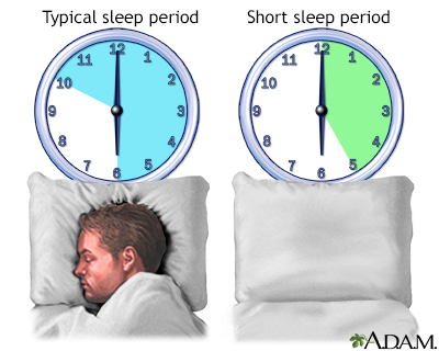 Natural short sleeper - Illustration Thumbnail
                      