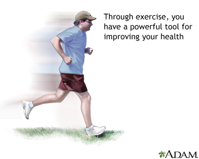 Exercise - a powerful tool - Illustration Thumbnail              