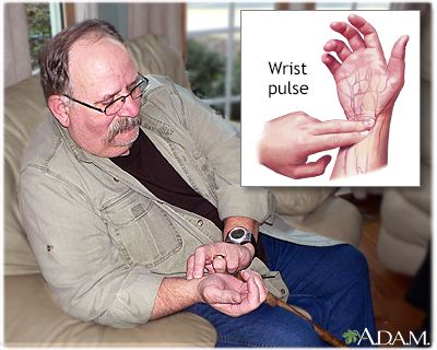 How to take your wrist pulse