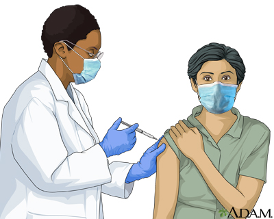 COVID-19 vaccine - Illustration Thumbnail
              