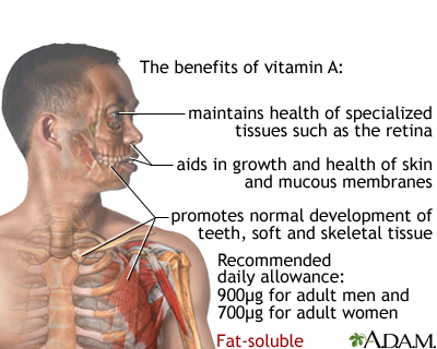 Vitamin A benefit - Illustration Thumbnail
                      