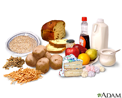 foods with high carbohydrates