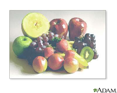 Pesticides and fruit - Illustration Thumbnail
              