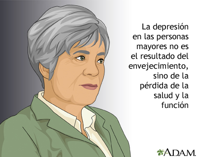 Depresión en las personas mayores - Miniatura de ilustración
              