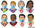 Como usar uma máscara facial para evitar a disseminação da COVID-19