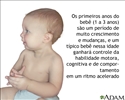 Desenvolvimento de crianças aprendendo a andar