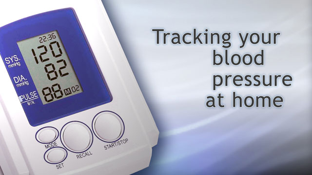 Tracking your blood pressure at home