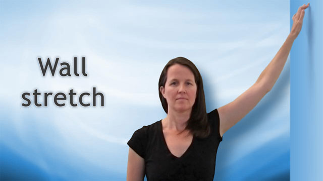 Wall stretch