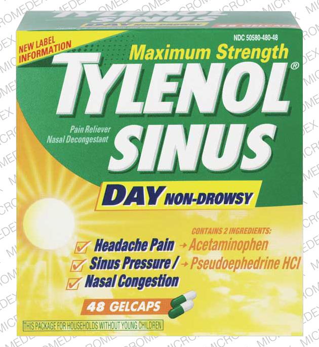 Tylenol sinus strength