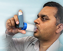 Inhaler with spacer - adults - Animation
                    