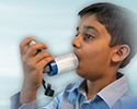 Inhaler with spacer - children - Animation
                    
